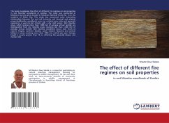 The effect of different fire regimes on soil properties - Sakala, Weston Davy