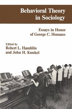 Behavioral Theory in Sociology (eBook, ePUB)