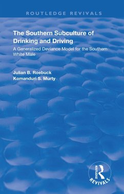 Cover The Southern Subculture of Drinking and Driving (eBook, ePUB)