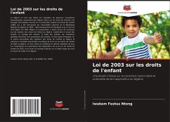 Loi de 2003 sur les droits de l'enfant - Ntong, Iwukem Festus