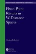Fixed Point Results in W-Distance... - Bild 1