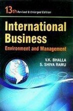 Cover International Business Environment And Management (eBook, ePUB)