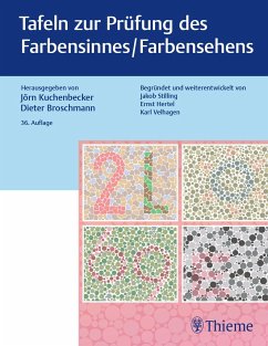 Tafeln zur Prüfung des Farbensinnes / Farbensehens - Kuchenbecker, Jörn;Broschmann, Dieter