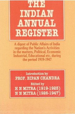 Cover Indian Annual Register An Annual Digest of Public Affairs of India 1919-1947 (eBook, ePUB)