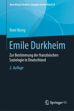 Emile Durkheim (eBook, PDF) - König, René