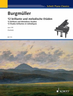 12 Brilliant and Melodious Studies (eBook, PDF) - Burgmüller, Friedrich