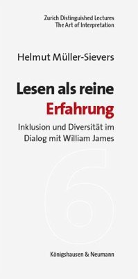 Lesen als reine Erfahrung - Müller-Sievers, Helmut