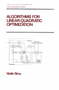 Algorithms for Linear-Quadratic Optimization (eBook, ePUB) - Sima, Vasile