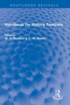 Cover Handbook for History Teachers (eBook, ePUB)
