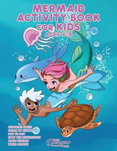 Mermaid Activity Book for Kids Ages 6-8 - Young Dreamers Press