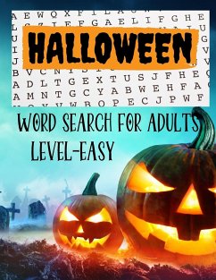 Halloween Word Search book -Level Easy - Sternchen Books