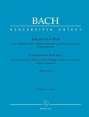Konzert für Cembalo, Flöte, Violine, Streicher und Basso continuo a-Moll BWV 1044 &quote;Tripelkonzert&quote;