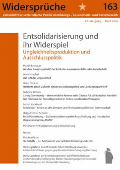 Entsolidarisierung und ihr Widerspiel - Widersprüche