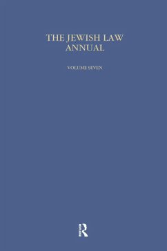 Cover Jewish Law Annual (Vol 7) (eBook, PDF)