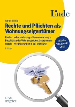 Rechte und Pflichten als Wohnungseigentümer - Rosifka, Walter