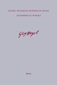 Gesammelte Werke / Jenaer Systementwürfe II - Hegel, Georg Wilhelm Friedrich