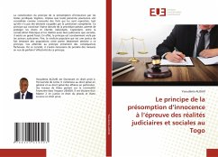 Le principe de la présomption d¿innocence à l¿épreuve des réalités judiciaires et sociales au Togo - ALOUKI, Yooudèma