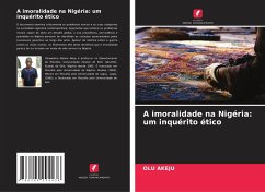 A imoralidade na Nigéria: um inquérito ético - Akeju, Olu