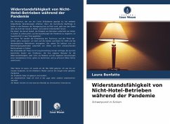 Widerstandsfähigkeit von Nicht-Hotel-Betrieben während der Pandemie - Benfatto, Laura