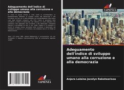 Adeguamento dell'indice di sviluppo umano alla corruzione e alla democrazia - Rakotoarisoa, Anjara Lalaina Jocelyn