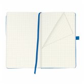 Herlitz Notizbuch Classic A5 96 Blatt kariert blue mit Leseband und Falttasche my.book Herlitz Notizbuch Classic A5 96 Blatt kariert blue mit Leseband und Falttasche my.book