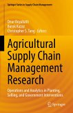 Agricultural Supply Chain Management Research (eBook, PDF)