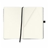 Herlitz Notizbuch Classic A5 96 Blatt blanko schwarz mit Leseband und Falttasche my.book Herlitz Notizbuch Classic A5 96 Blatt blanko schwarz mit Leseband und Falttasche my.book