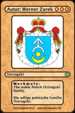 The noble Polish Ostrogski family. Die adlige polnische Familie Ostrogski. (eBook, ePUB)
