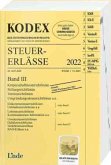 KODEX Steuer-Erlässe 2022 Band III