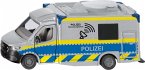 SIKU 2301 - Super: Mercedes-Sprinter Polizei, Metall/Kunststoff, silber-blau