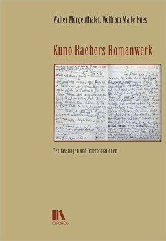 Kuno Raebers Romanwerk - Fues, Wolfgang Malte