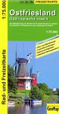 Ostfriesland Ostfriesische Inseln 1:75.000 Rad- und Freizeitkarte