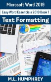 Word 2019 Text Formatting (Easy Word Essentials 2019, #1) (eBook, ePUB)