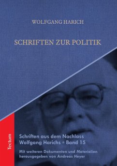 Schriften zur Politik (eBook, PDF) - Harich, Wolfgang; Heyer, Andreas