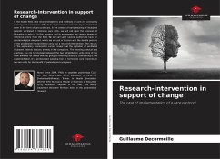 Research-intervention in support of change - Decormeille, Guillaume;Saint-Jean, Michèle