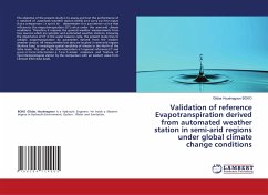 Validation of reference Evapotranspiration derived from automated weather station in semi-arid regions under global climate change conditions - BOKO, Gildas Houénagnon