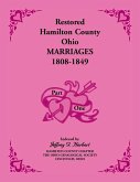 Restored Hamilton County, Ohio, Marriages, 1808-1849