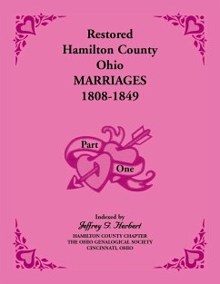 Restored Hamilton County, Ohio, Marriages, 1808-1849 - Herbert, Jeffrey G.