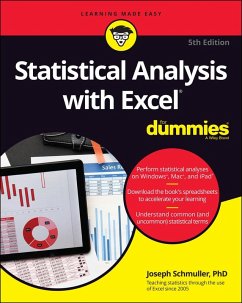 Statistical Analysis with Excel For Dummies (eBook, PDF) - Schmuller, Joseph