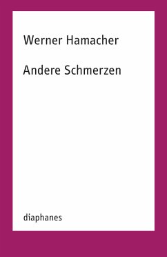 Andere Schmerzen - Hamacher, Werner