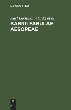 Babrii Fabulae Aesopeae