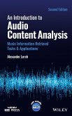 An Introduction to Audio Content Analysis