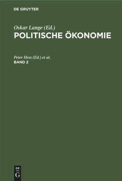 Cover Politische Ökonomie. Band 2