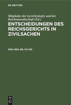 Generalregister zum hunderteinundzwanzigsten bis hundertdreißigsten Bande