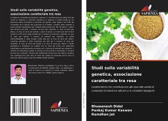 Studi sulla variabilità genetica, associazione caratteriale tra resa - Didal, Bhuwanesh;Kaswan, Pankaj Kumar;Jat, Ramdhan