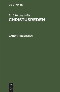 Predigten - Achelis, E. Chr.