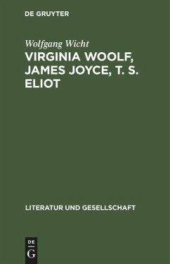 Cover Virginia Woolf, James Joyce, T. S. Eliot