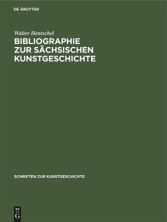 Cover Bibliographie zur sächsischen Kunstgeschichte