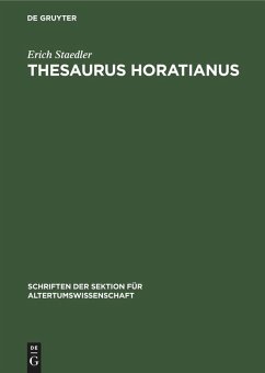 Cover Thesaurus Horatianus