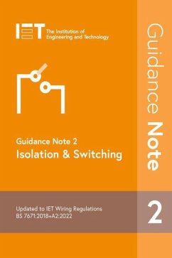 Guidance Note 2: Isolation & Switching - The Institution of Engineering and Technology